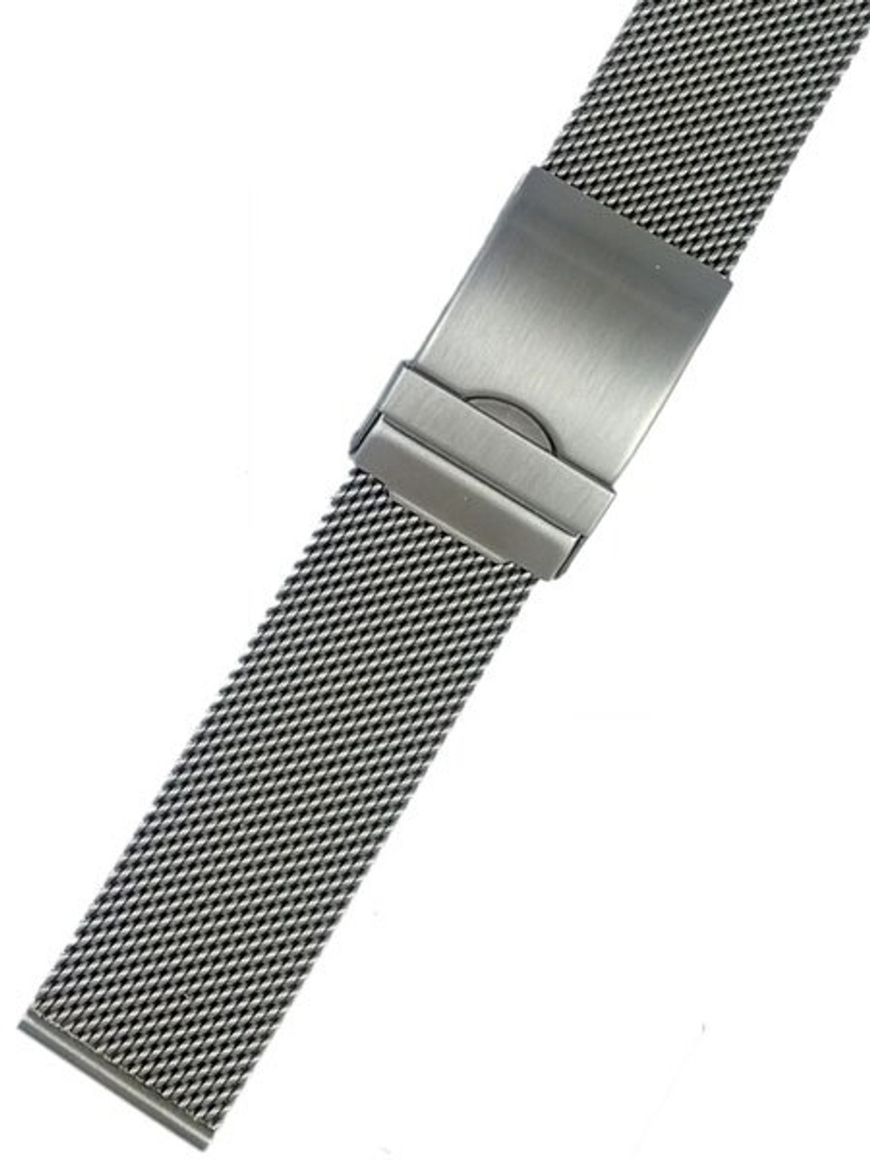 Vollmer Brushed Mesh Bracelet with Deployant Clasp #17010H7 (20mm)