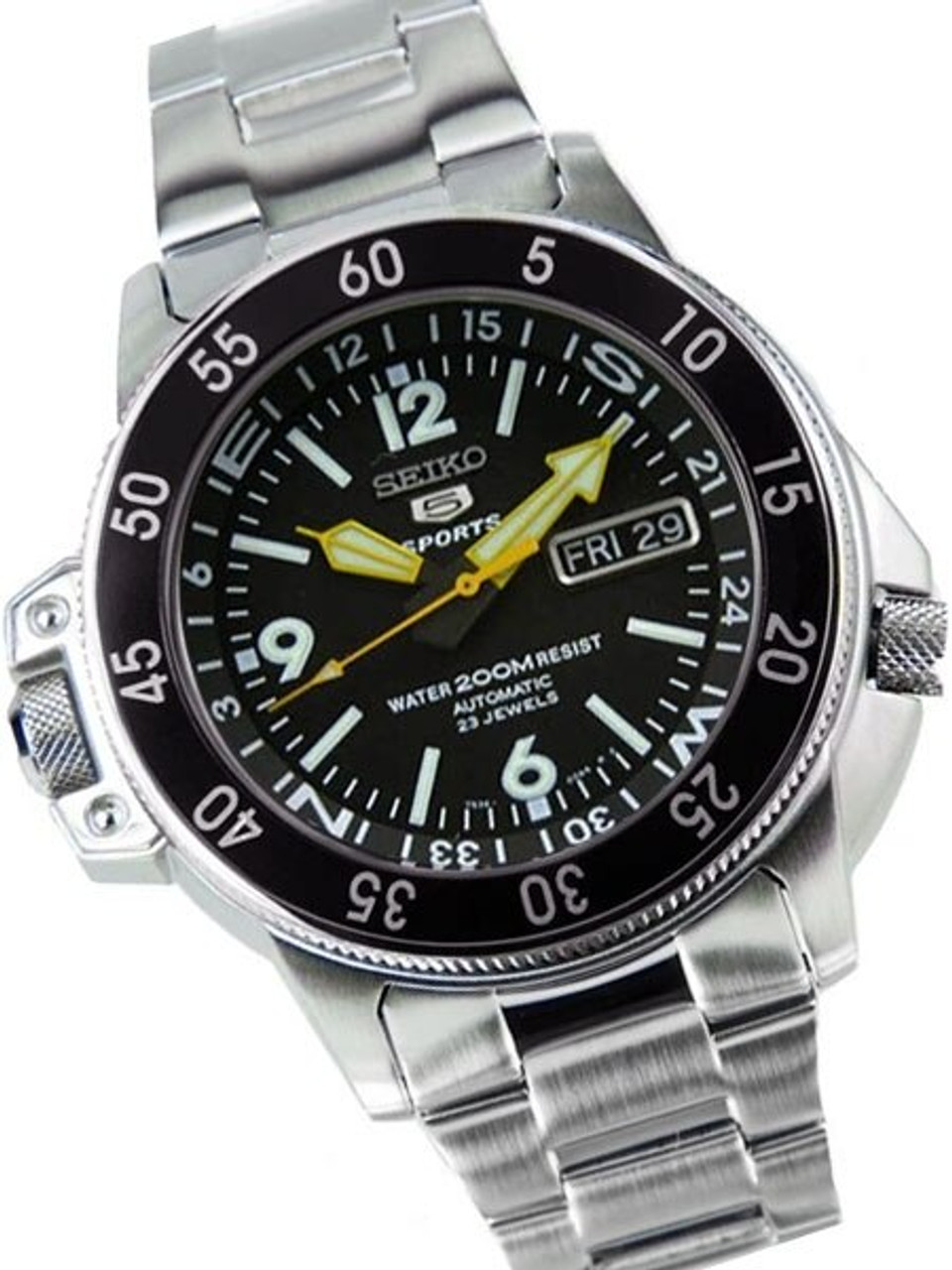 Seiko Sports 5 Land Automatic with Inner Rotating Scale # SKZ211K1