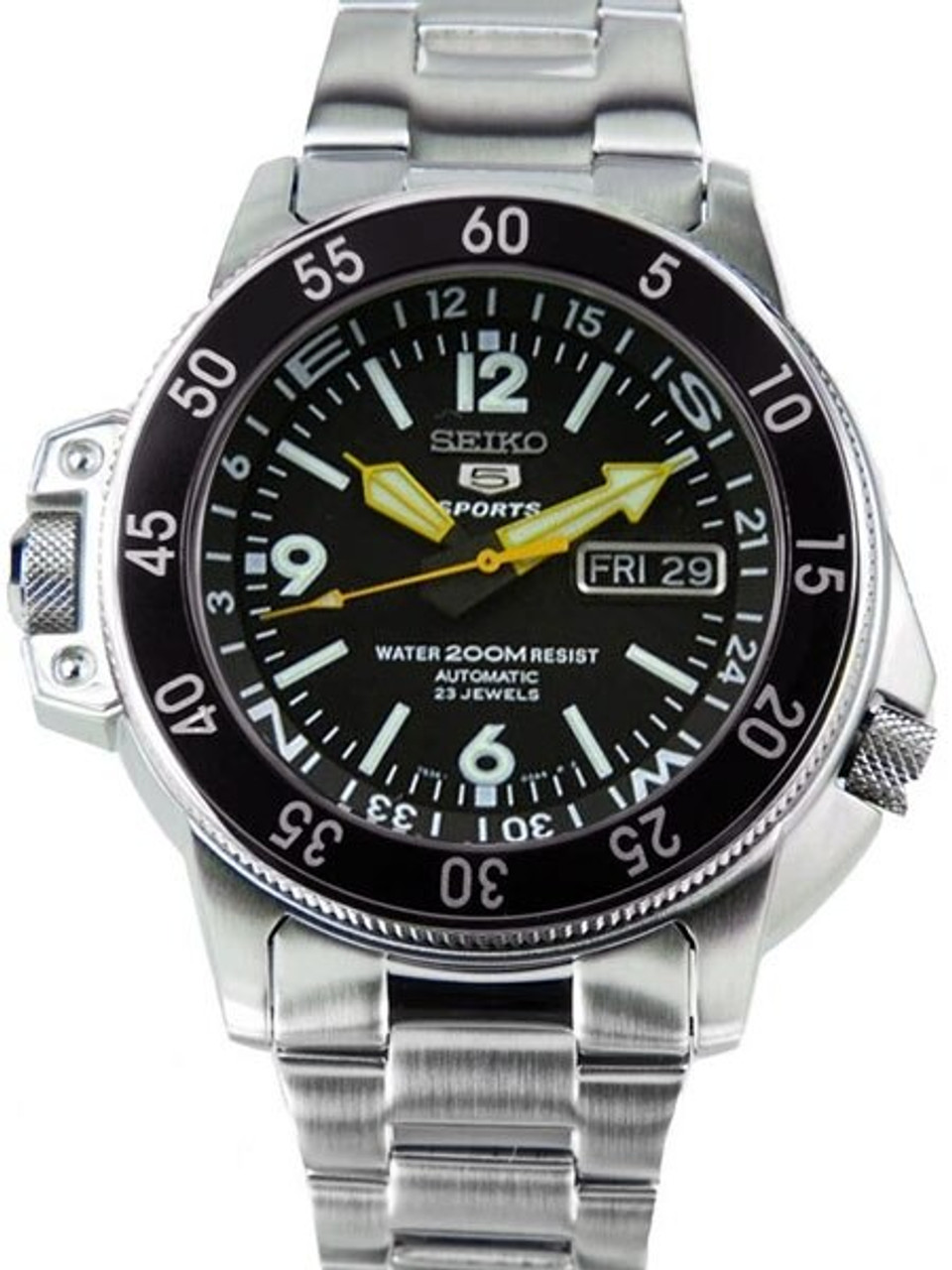 Seiko Sports 5 Land Shark Automatic with Inner Rotating Compass