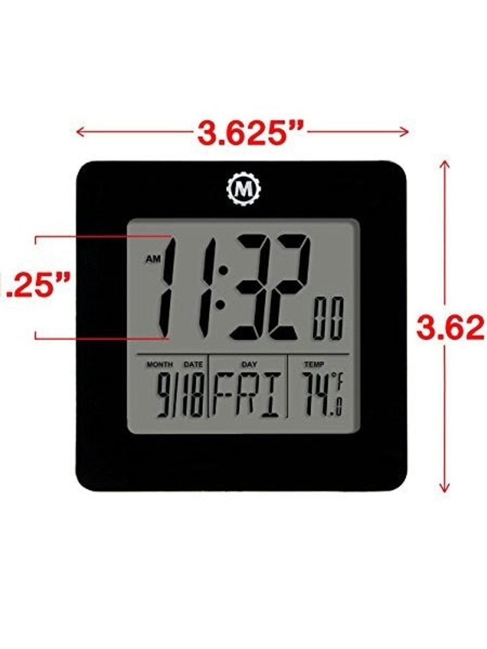 Time Clock Electric Desktop Table Clock Electronic Alarm Digital Big LED  Screen Desk Clock Data Time Calendar Desk Watch price in Nepal