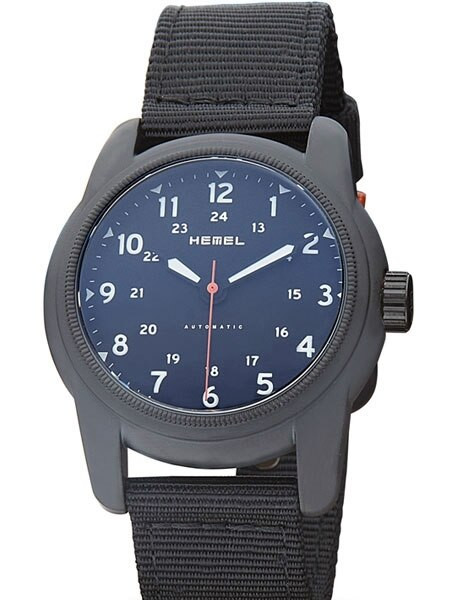 時計 ER X HEMEL automatic HEMEL 24 Automatic Military-Styled Watch with Sapphire Crystal #HMNO1