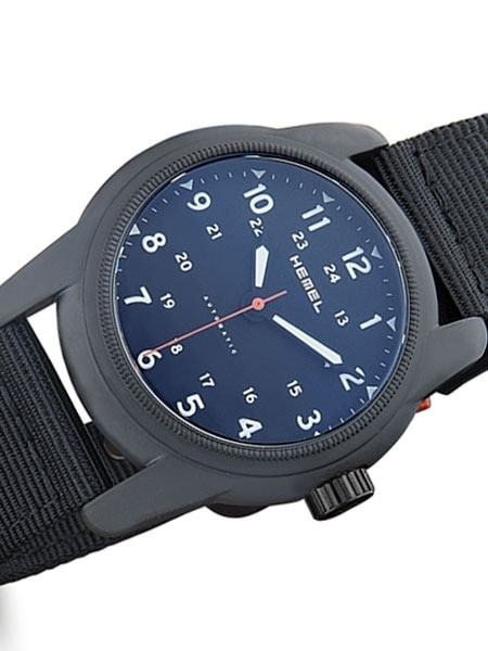 HEMEL 24 Automatic Military-Styled Watch with Sapphire Crystal #HMNO1