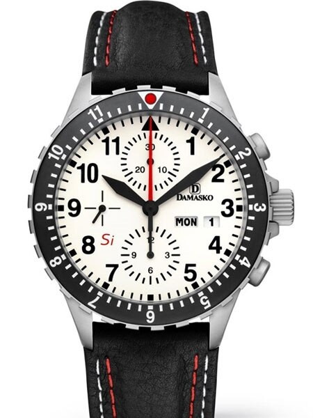 Damasko Chronograph Watch DC67SI Swiss Valjoux 7750 with Rotating