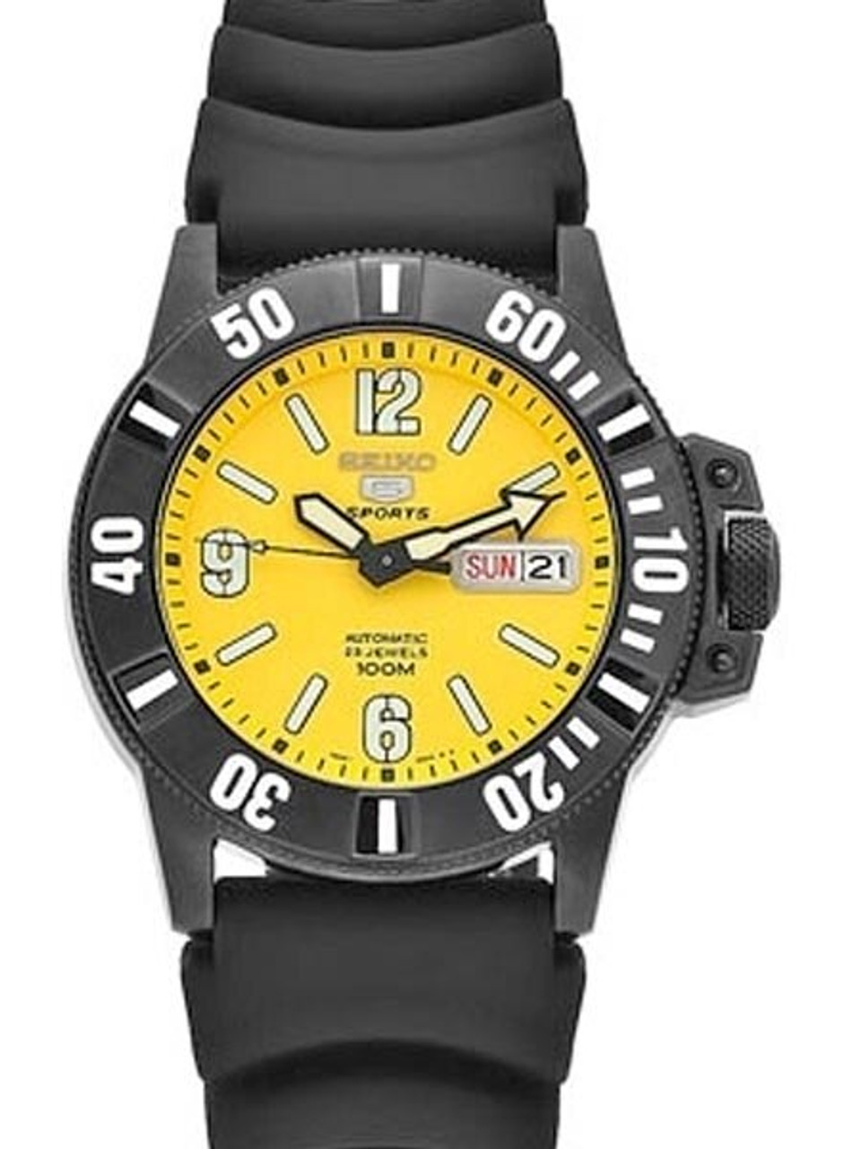 seiko 5 yellow dial