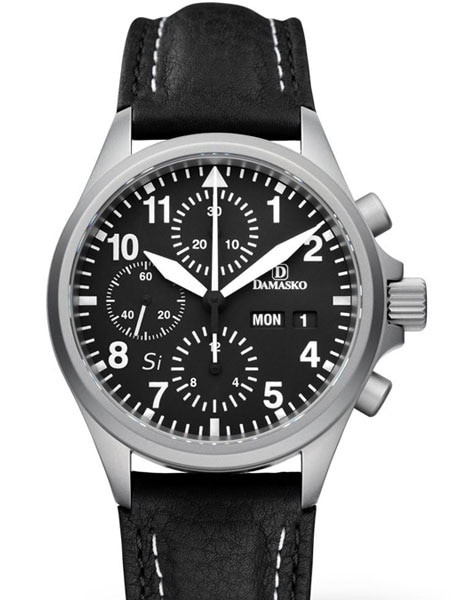 Damasko Chronograph Watch DC56 Swiss Valjoux 7750 with 12-hour