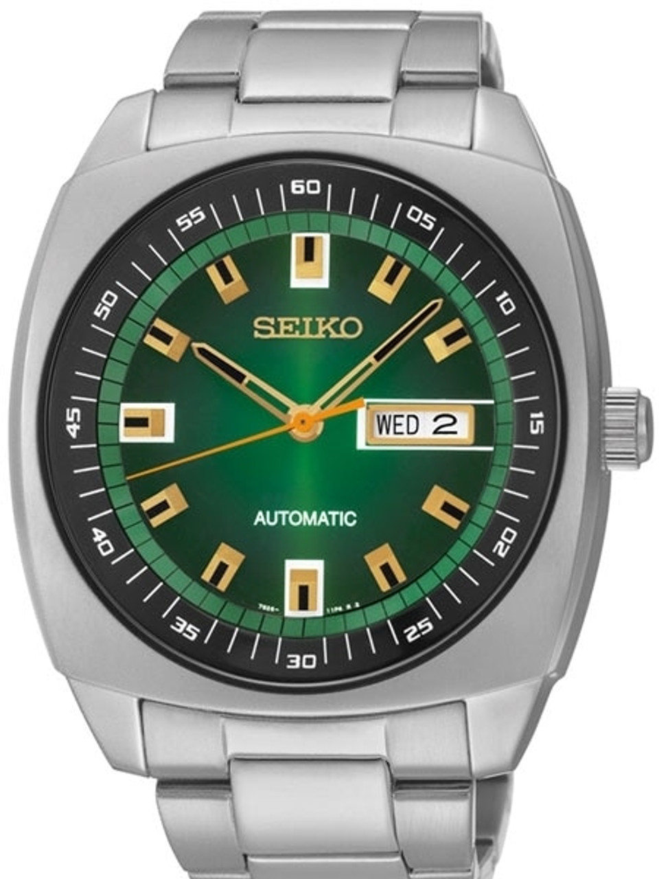 Seiko Recraft series Automatic Watch with  case, stainless steel  bracelet #SNKM97