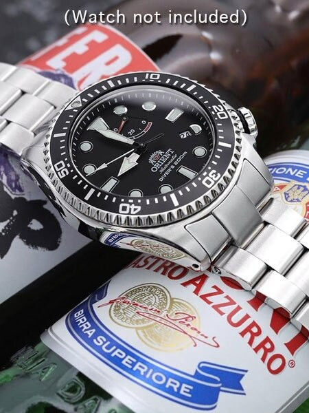 Strapcode Stainless Steel Super 3D Oyster Bracelet for Orient