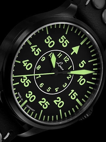 Laco 39mm Bielefeld Type-B Dial Automatic Pilot Watch with