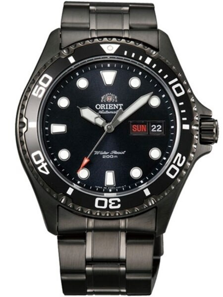 Custom Modded Orient Ray Raven II Black PVD Automatic Dive Watch