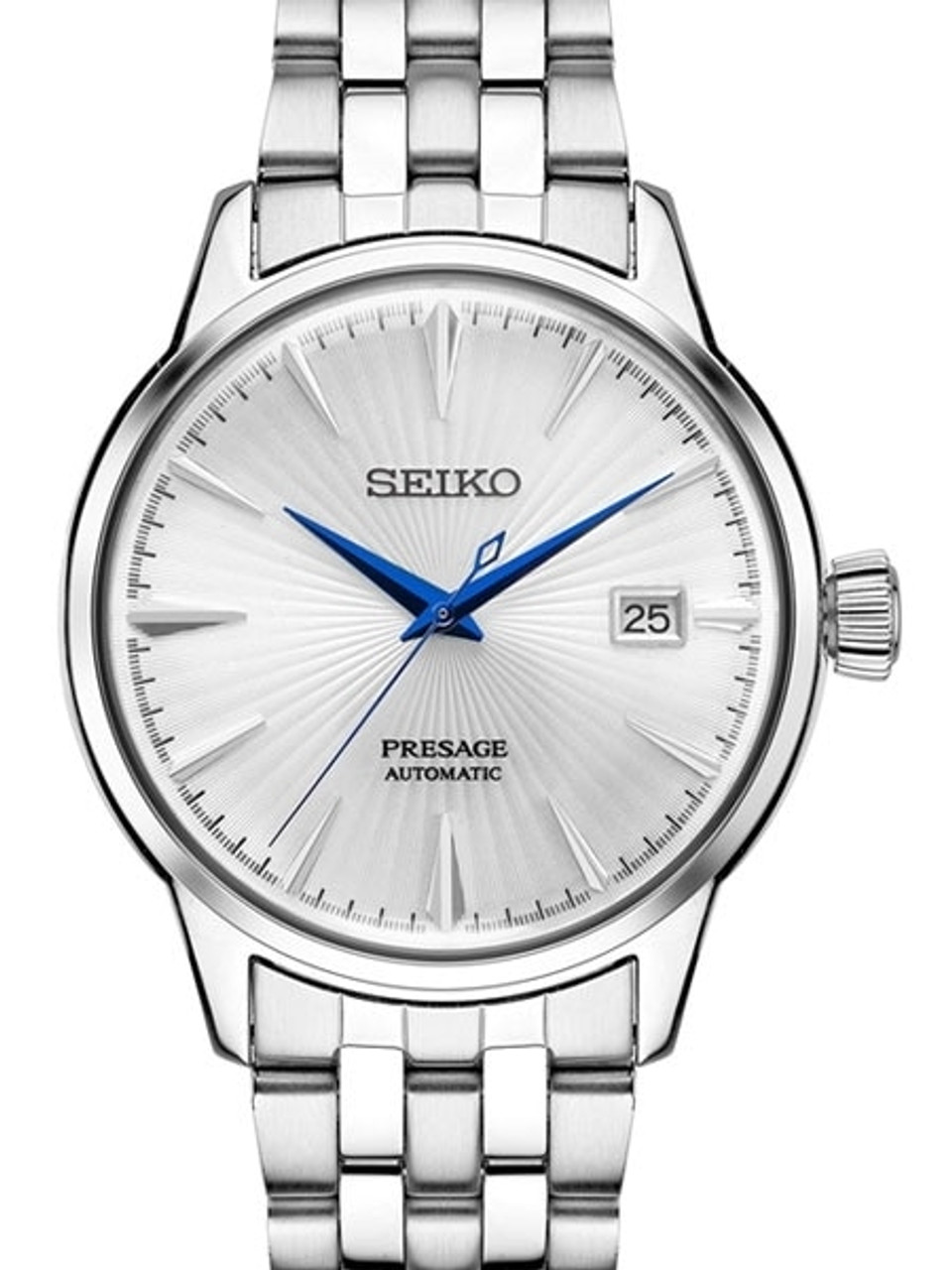 Seiko Automatic Presage Stainless Steel Watch Cocktail Hour 