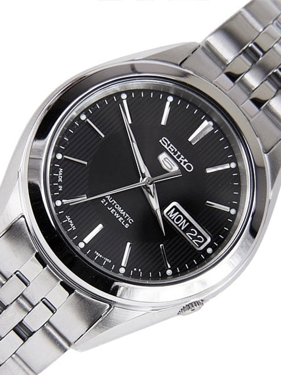 Seiko 5 Automatic Watch with Stainless Steel Bracelet #SNKL23J1