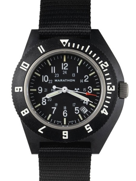 Marathon Swiss Quartz Navigator Pilot Watch with sapphire crystal
