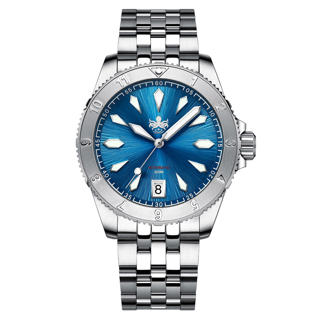 Phoibos PY026B 200 meter Voyager Automatic Dive Watch with an