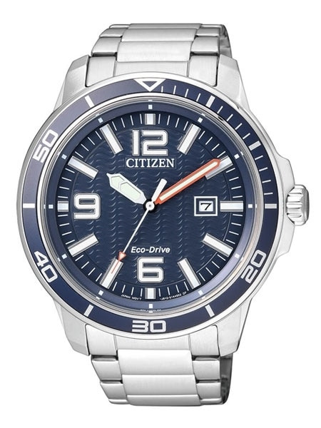 Citizen Eco-Drive Dark Blue Dial Sport Watch #AW1520-51E