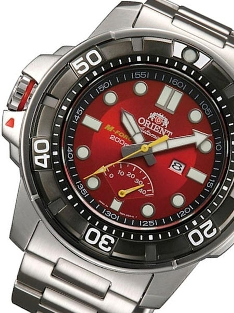 Orient m force. Часы Ориент м Форс с красным циферблатом. Ориент м Форс Диверс. Seiko красный циферблат. Orient красный циферблат SP 45mm.