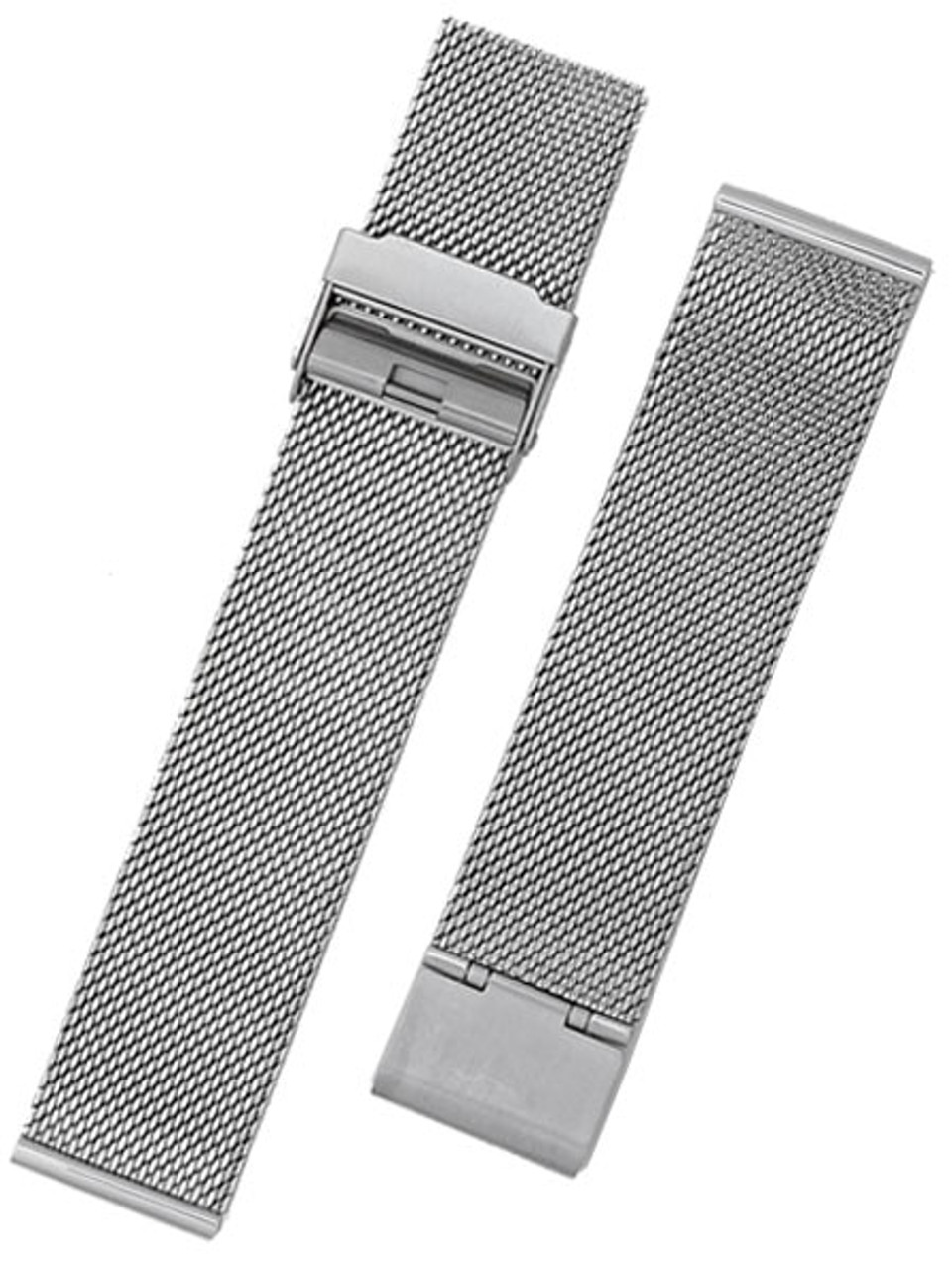 Staib Polished Mesh Bracelet #ST-ST-2905-20806SBL (Straight End, 18mm)
