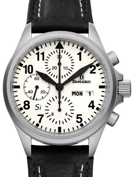 Damasko Chronograph Watch DC56 Swiss Valjoux 7750 with 12-hour