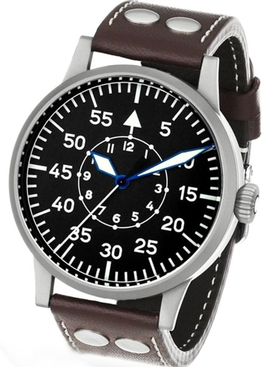Laco Dortumund Type B Dial Swiss Mechanical Pilot Watch with
