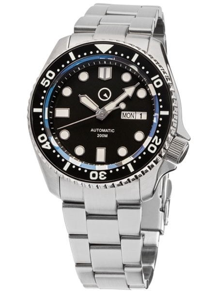 Islander Automatic Dive Watch with AR sapphire crystal, all solid