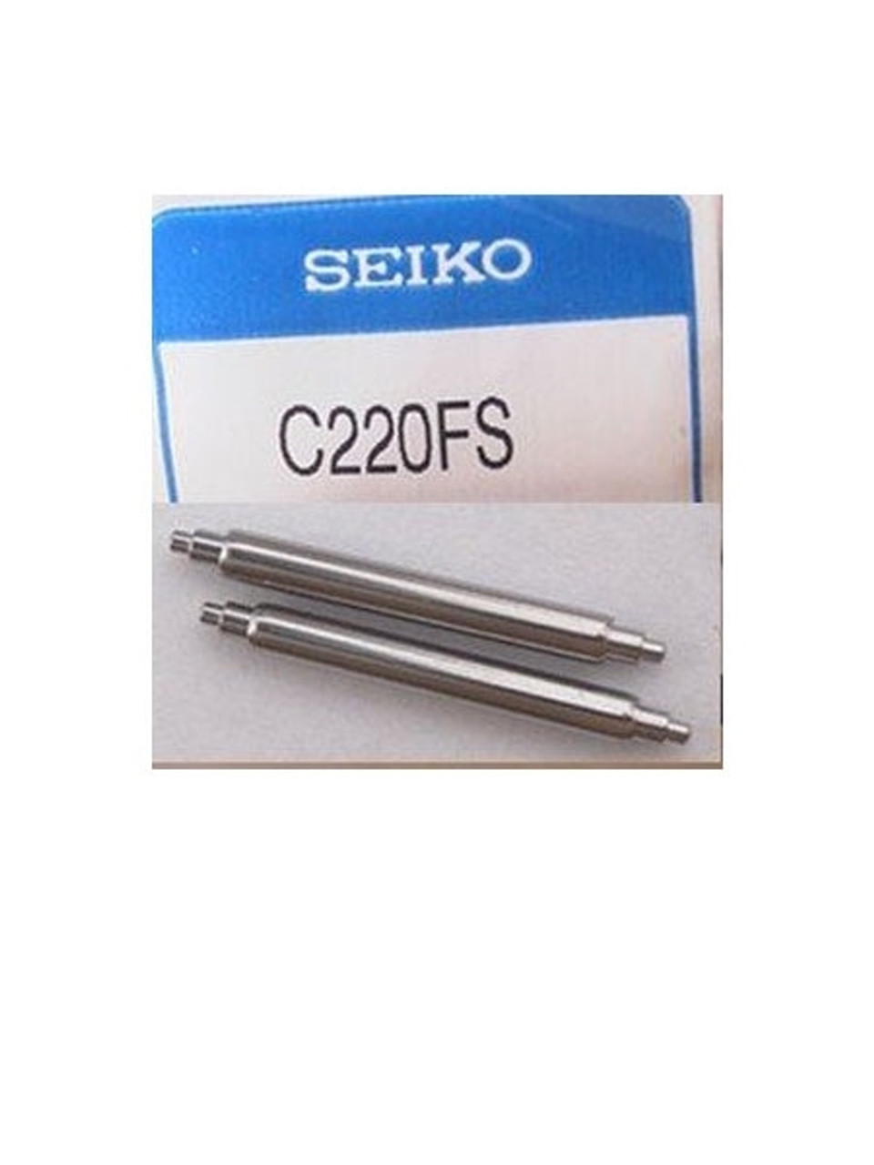 Pair of 22mm Fat Spring Bars for Seiko Watch Straps and Bracelets #C220FS