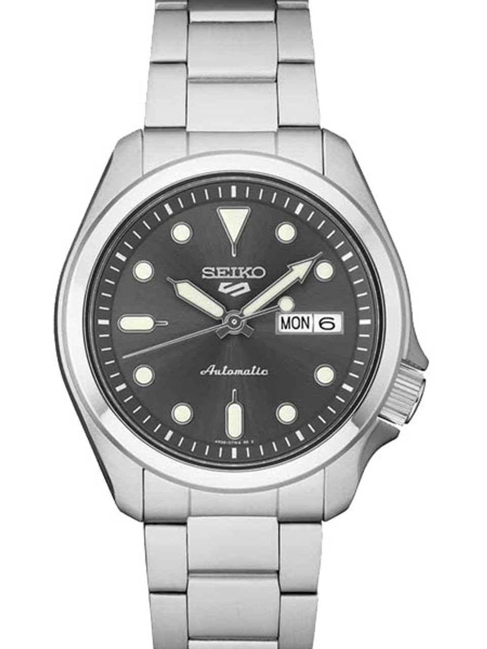 Seiko 5 Sports Automatic 24-Jewel Watch with Grey Dial #SRPE51