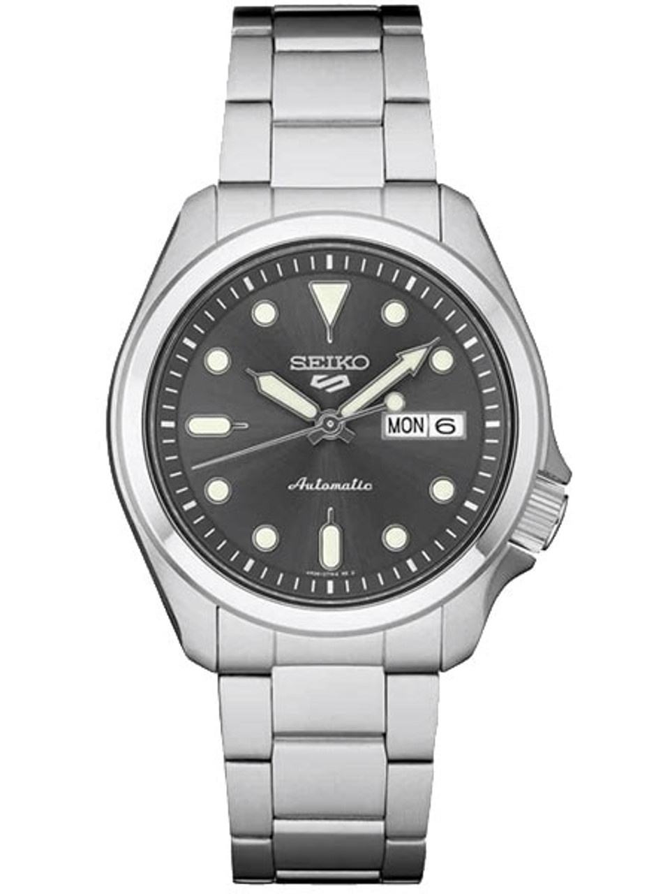 Seiko 5 Sports Automatic 24-Jewel Watch with Grey Dial #SRPE51