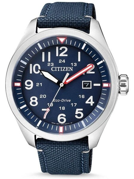 【秀品】CITIZEN ECO DRIVE AW5000-16L Citizen AW5000-16L Eco-Drive Blue Dial Watch
