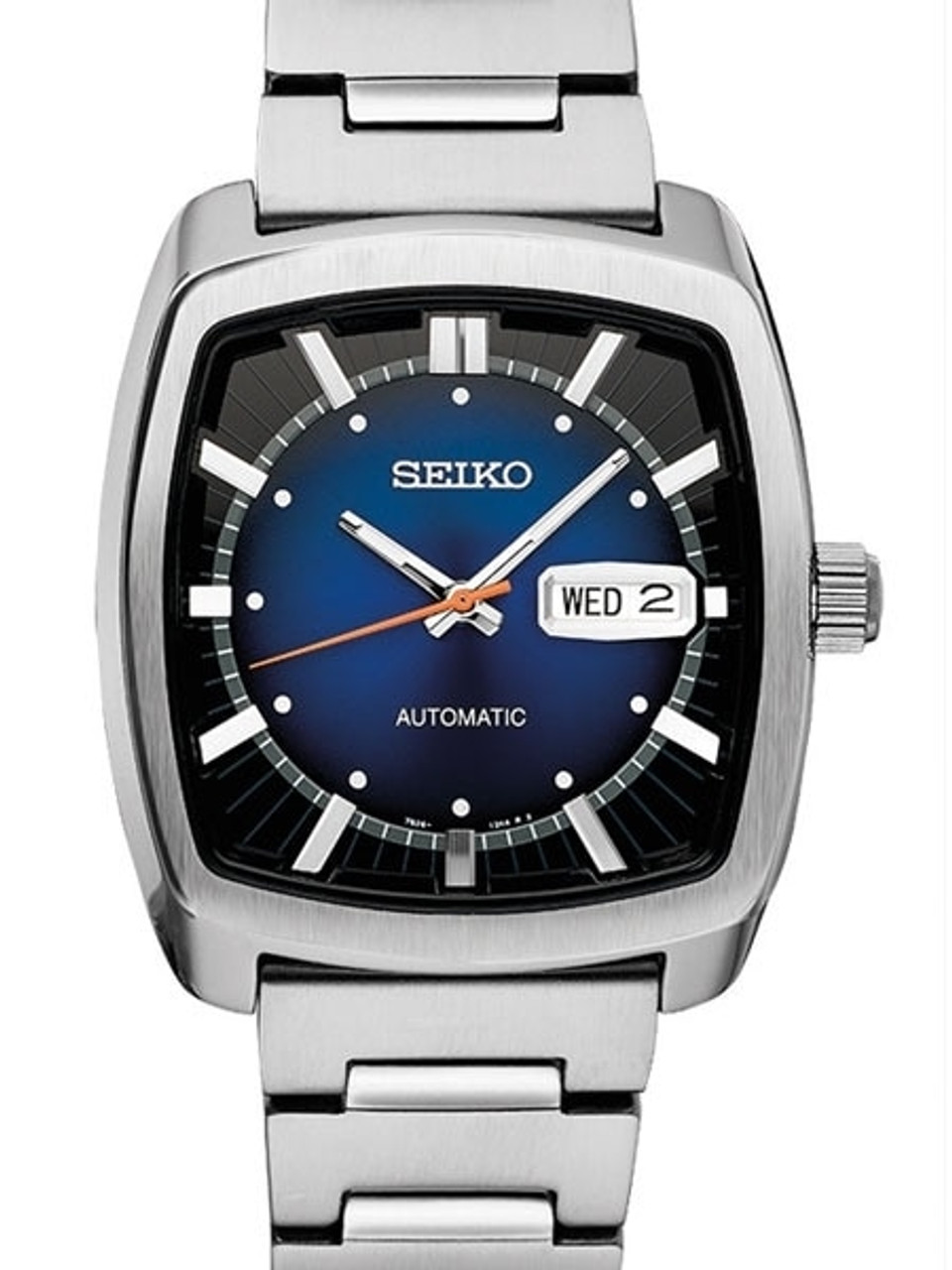Seiko Recraft Automatic Watch with rectangular case blue #SNKP23