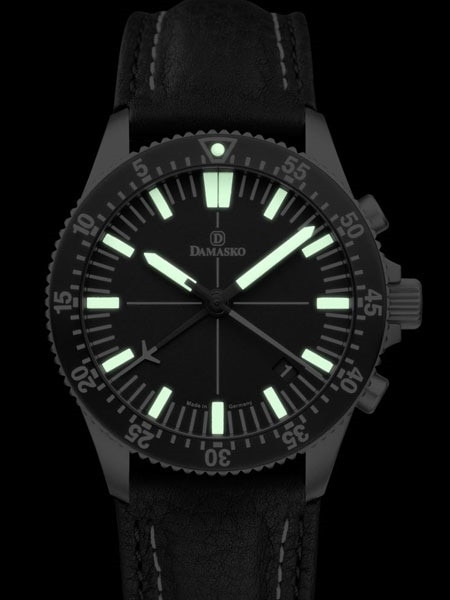Damasko DC82 Chronograph Watch with a Rotating 60 Minute Bezel and