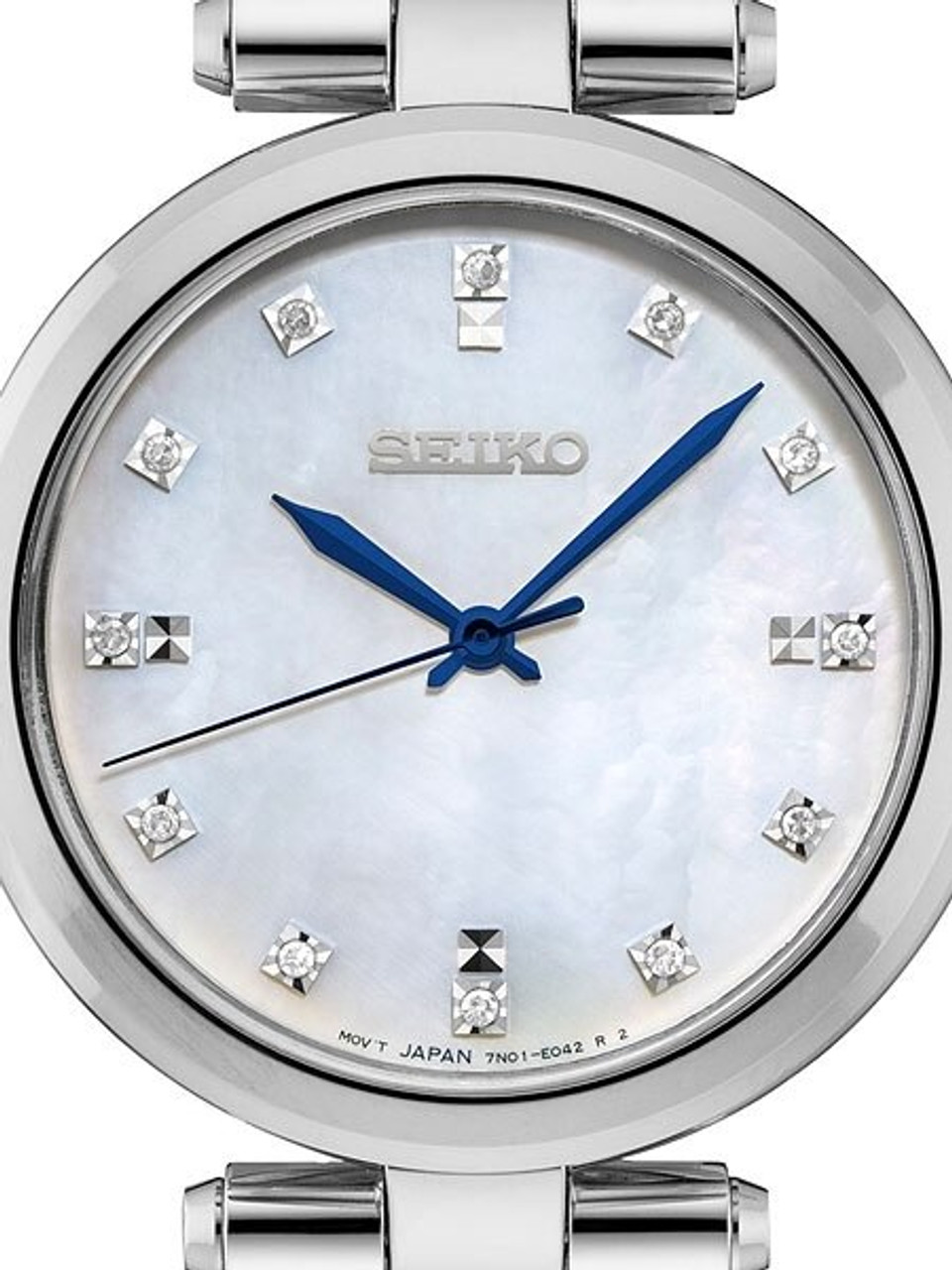 Seiko SRZ529 Ladies Dress Watch with Mother of Pearl dial, and 12