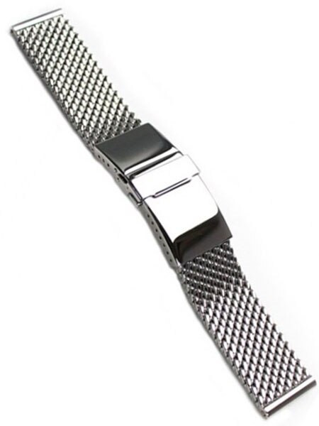 Staib Polished Mesh Bracelet #STEEL-2784-20703APB-P (Straight End