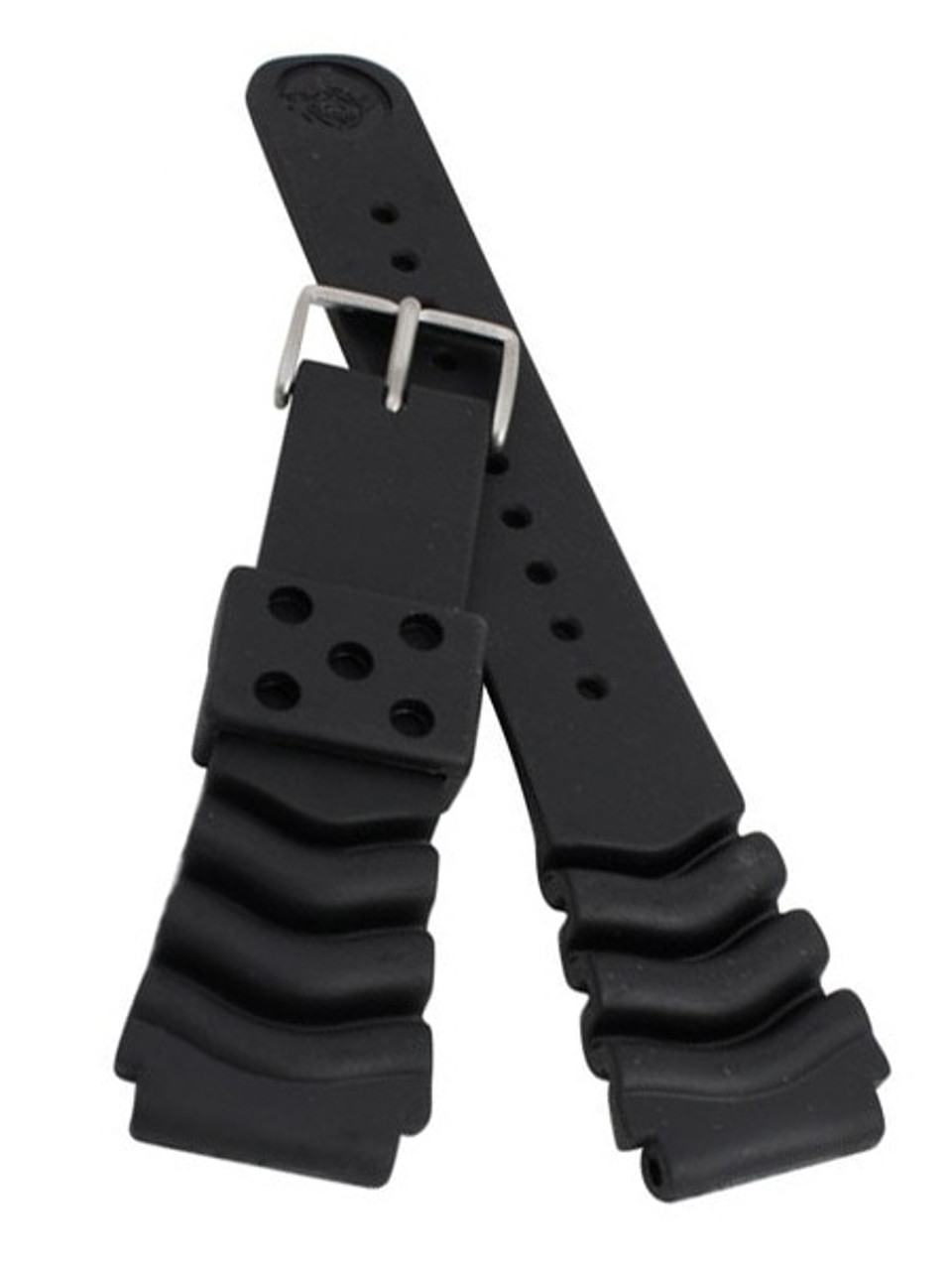 hemmeligt Bevægelse Tegnsætning Seiko Rubber Dive Strap For SKX007 and SKX009 Watches #4FY8JZ