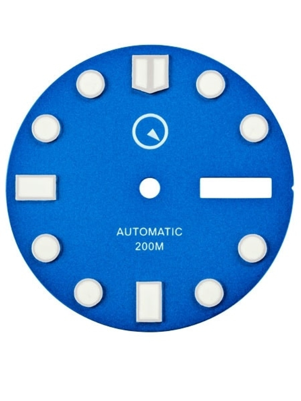 Blue Dial for Seiko 7S26, NH36, and 4R36 Automatic Movements with Crown at  4:00 #D02