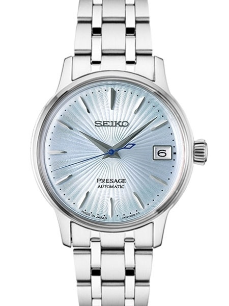 Seiko Presage Cocktail Time Automatic Dress Watch With 33 8mm Case And Hardlex Crystal Srp841