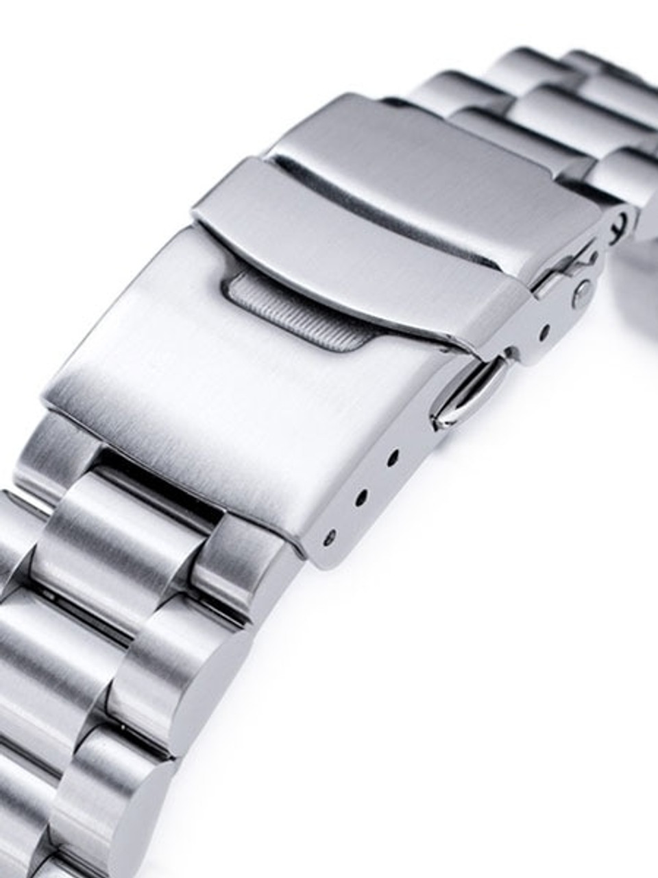 Straight End 20mm Endmill Stainless Steel Watch Band