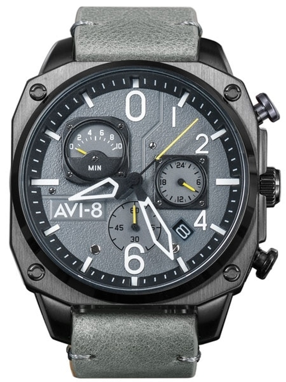 AVI 8 Aviator Pilot Retrograde Quartz Chronograph Watch AV 4052 03