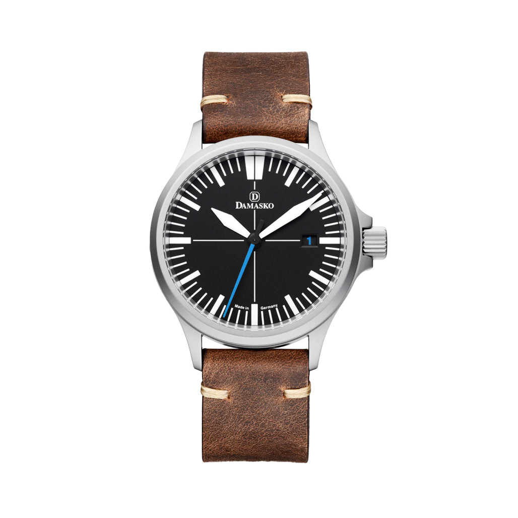 Damasko DS30-BLUE Swiss Automatic Pilot Watch with Sapphire Crystal