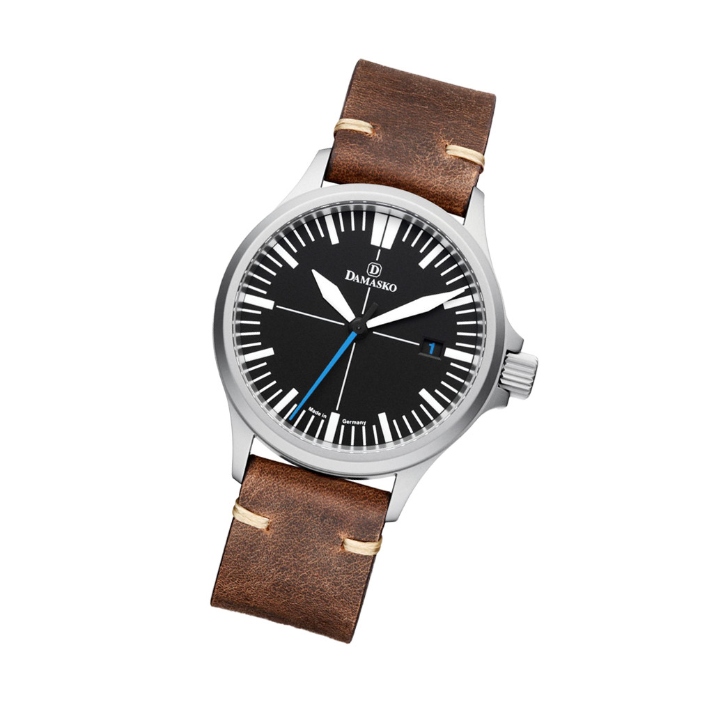 Damasko DS30-BLUE Swiss Automatic Pilot Watch with Sapphire Crystal