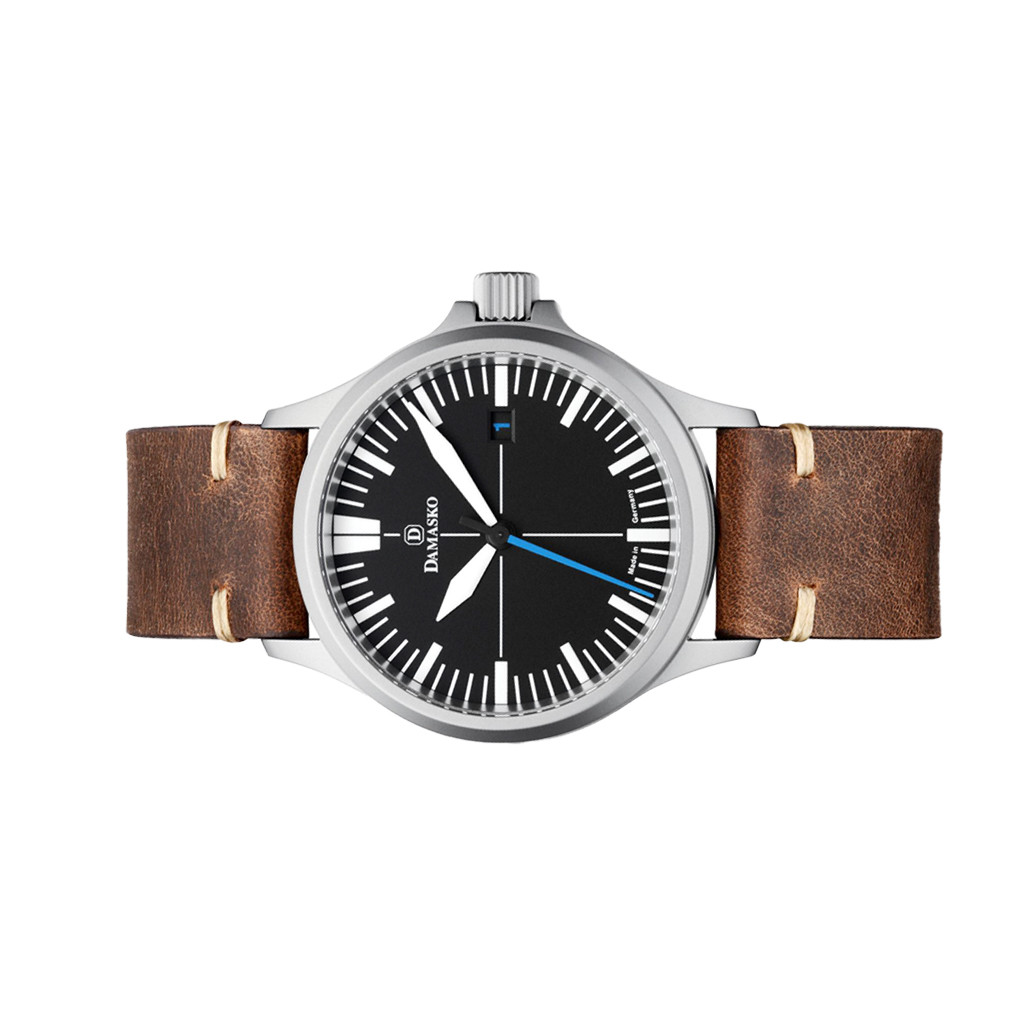 Damasko DS30-BLUE Swiss Automatic Pilot Watch with Sapphire Crystal