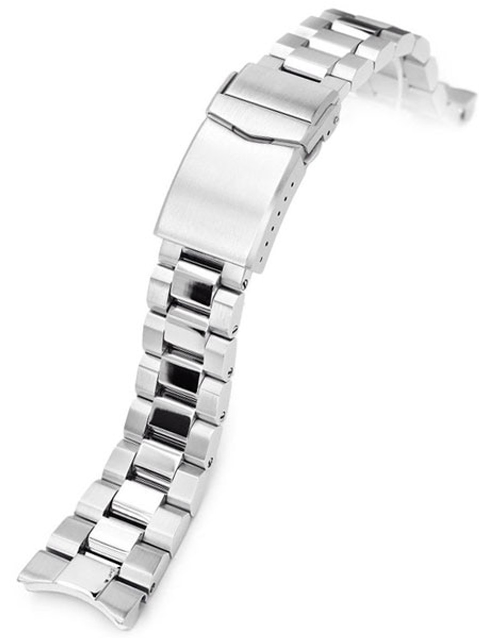 Strapcode Stainless Steel Hexad Oyster Bracelet for SRPB51, SRPB09 and  SRPB53, SRPB99, SRPB49 #SS221820BPS066 (22mm)