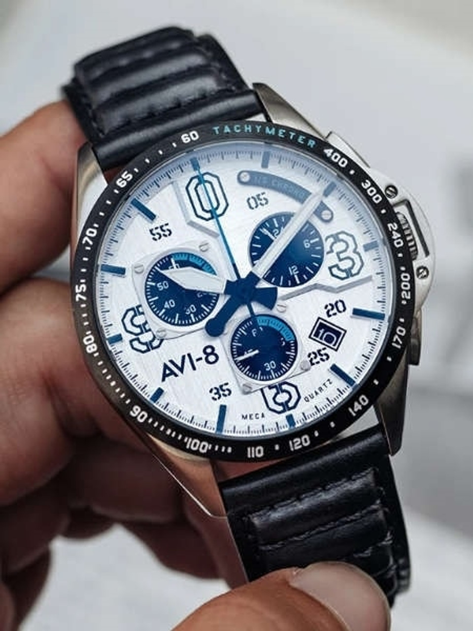 AVI 8 Command Pilot Blakeslee Quartz Chronograph Watch AV 4077 01