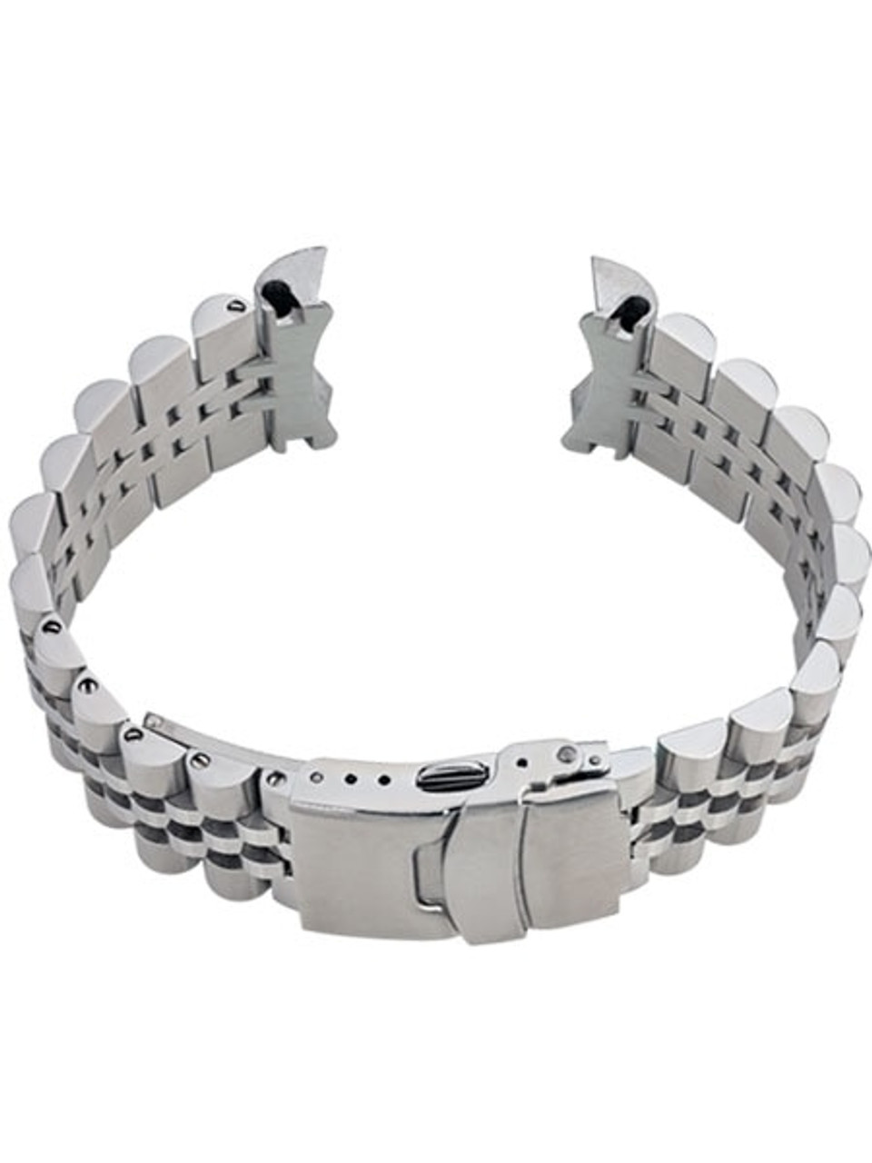 Islander Brushed and Polished Stainless Steel Bracelet for Seiko 5 watches  SRPE51, 53, 55, 57, 61,63, 67 watches. #BRAC-10 (20mm)
