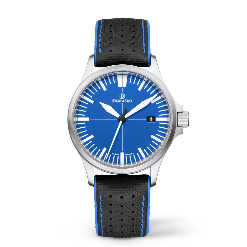 Damasko DK32-Ocean German Automatic Blue Dial Pilot Watch with AR