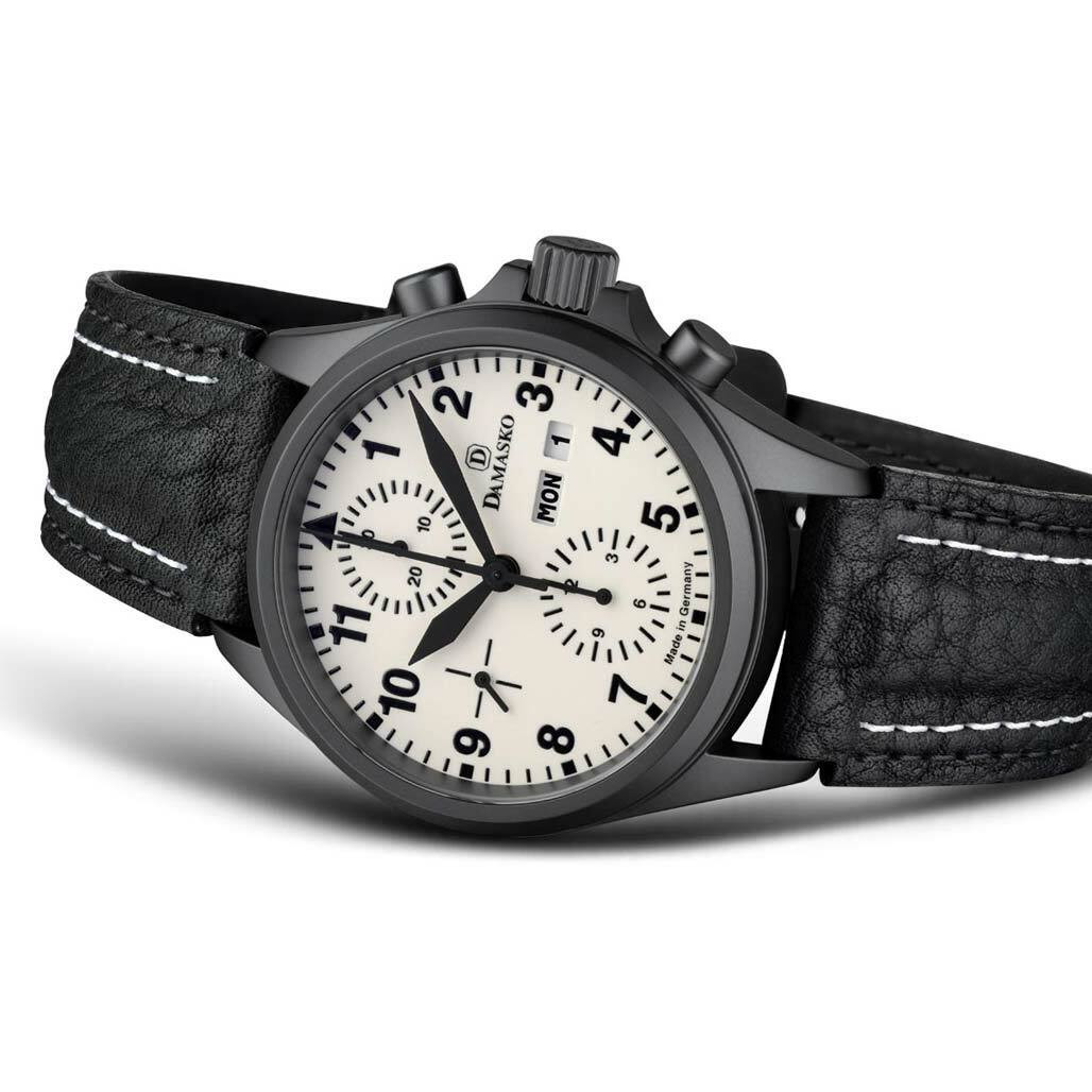 テルコ Damasko Chronograph Watch DC58 Swiss Valjoux 7750 with 12-hour