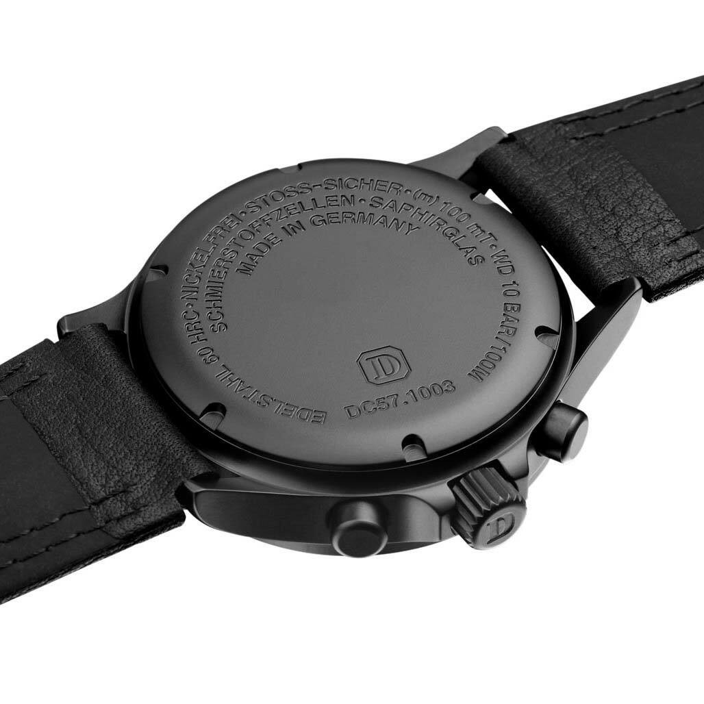 Damasko Chronograph Watch DC57BK Swiss Valjoux 7750 with 12-hour