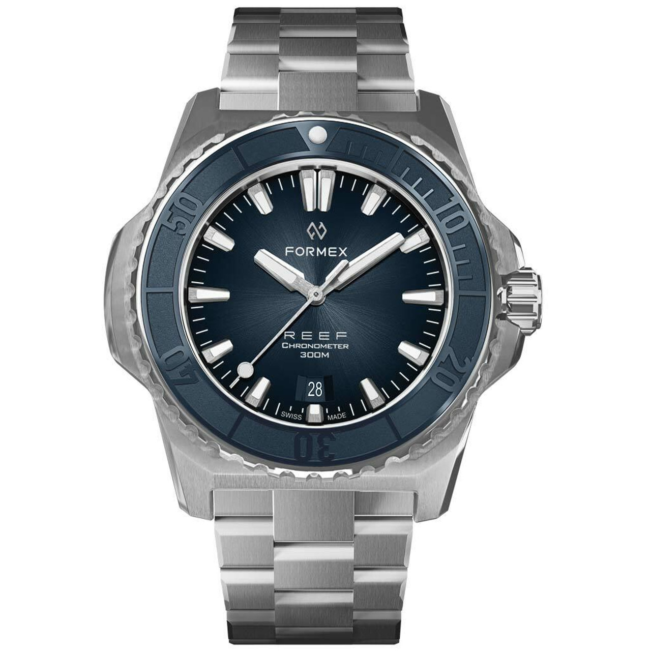 Formex REEF Automatic Chronometer 300m Blue Steel - SeriousWatches.com