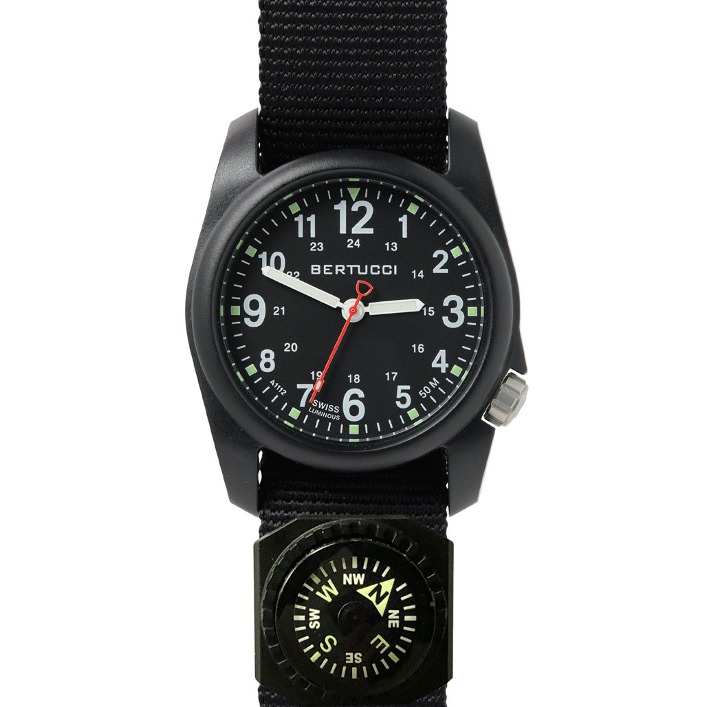 時計 line: ubii2 Bertucci DX3 Compass™ Field Watch with Nylon Strap, Black Dial