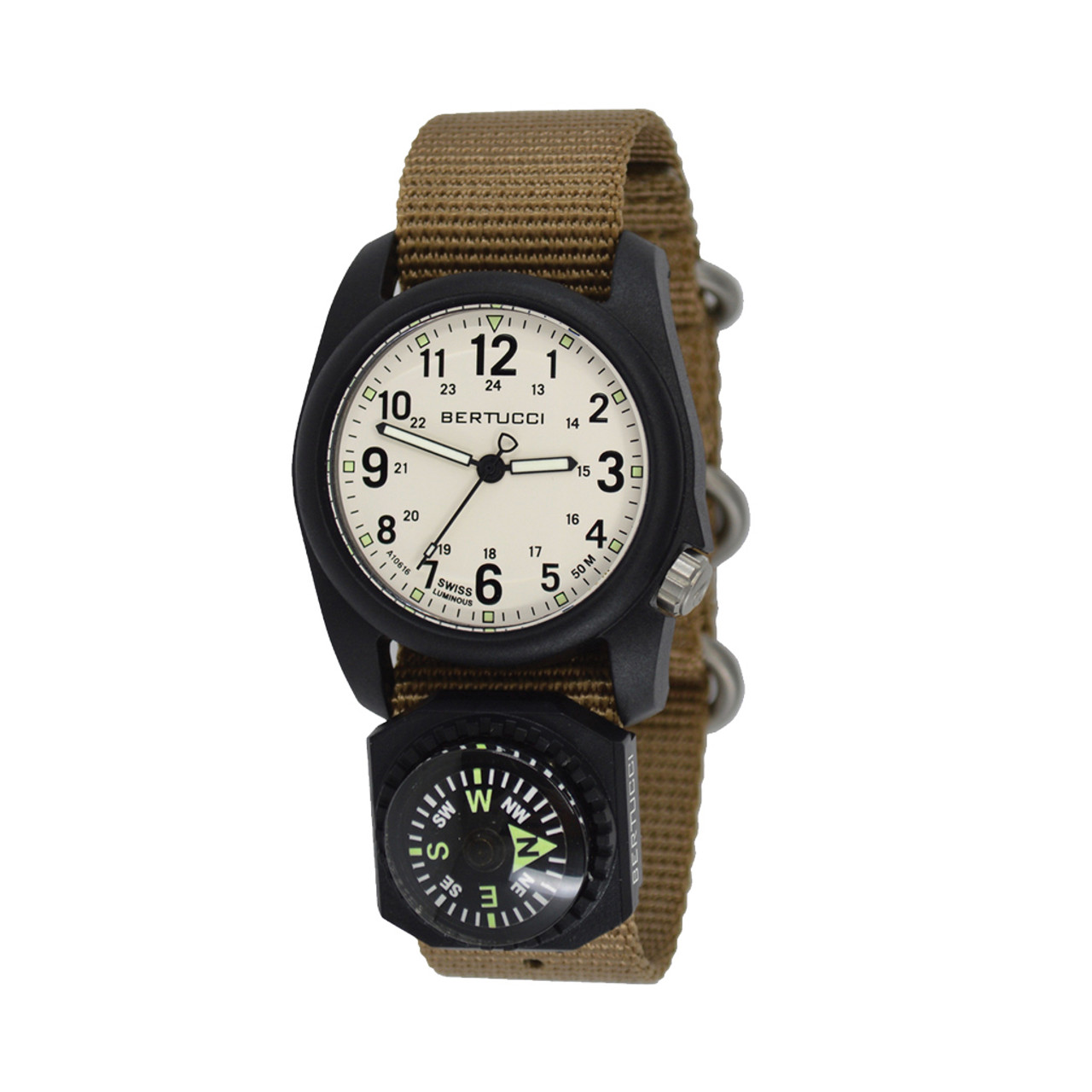 BERTUCCI DX3 フィールドウォッチ ダークオリーブ Bertucci DX3® Field™ Watch - Frank's Sports Shop