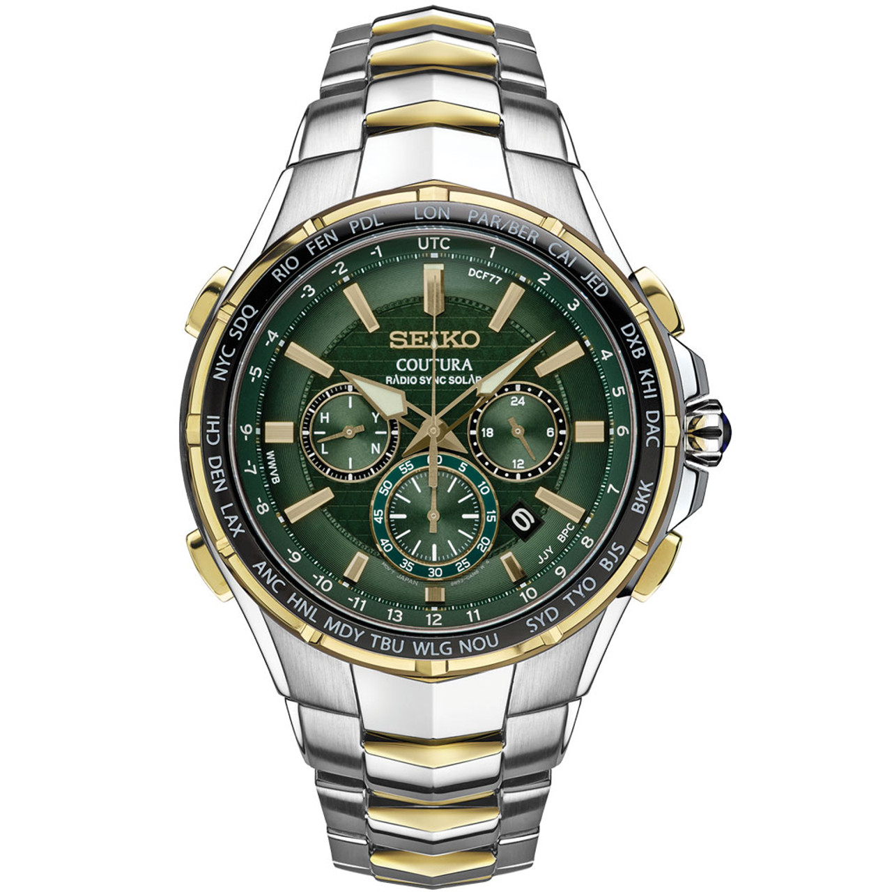 Seiko coutura hot sale solar chronograph