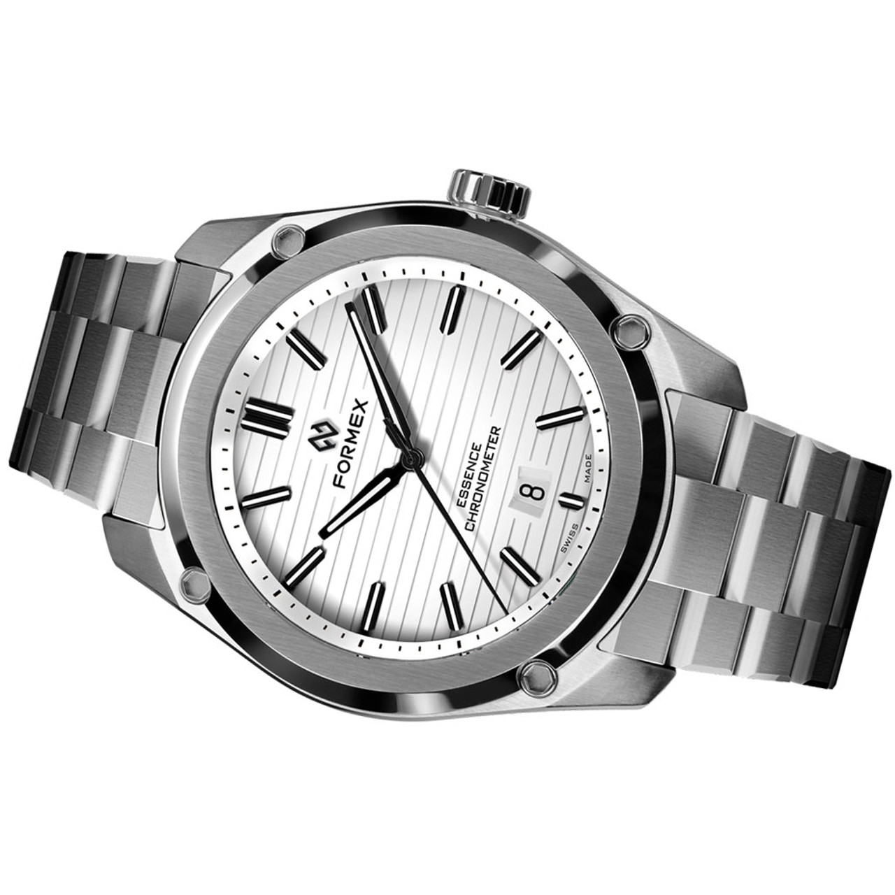 Formex Essence ThirtyNine Swiss Automatic Chronometer with White Dial  #0333-1-6611-100